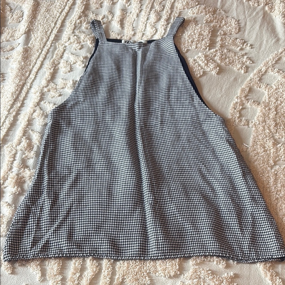Made in LA Houndstooth Smock Tank